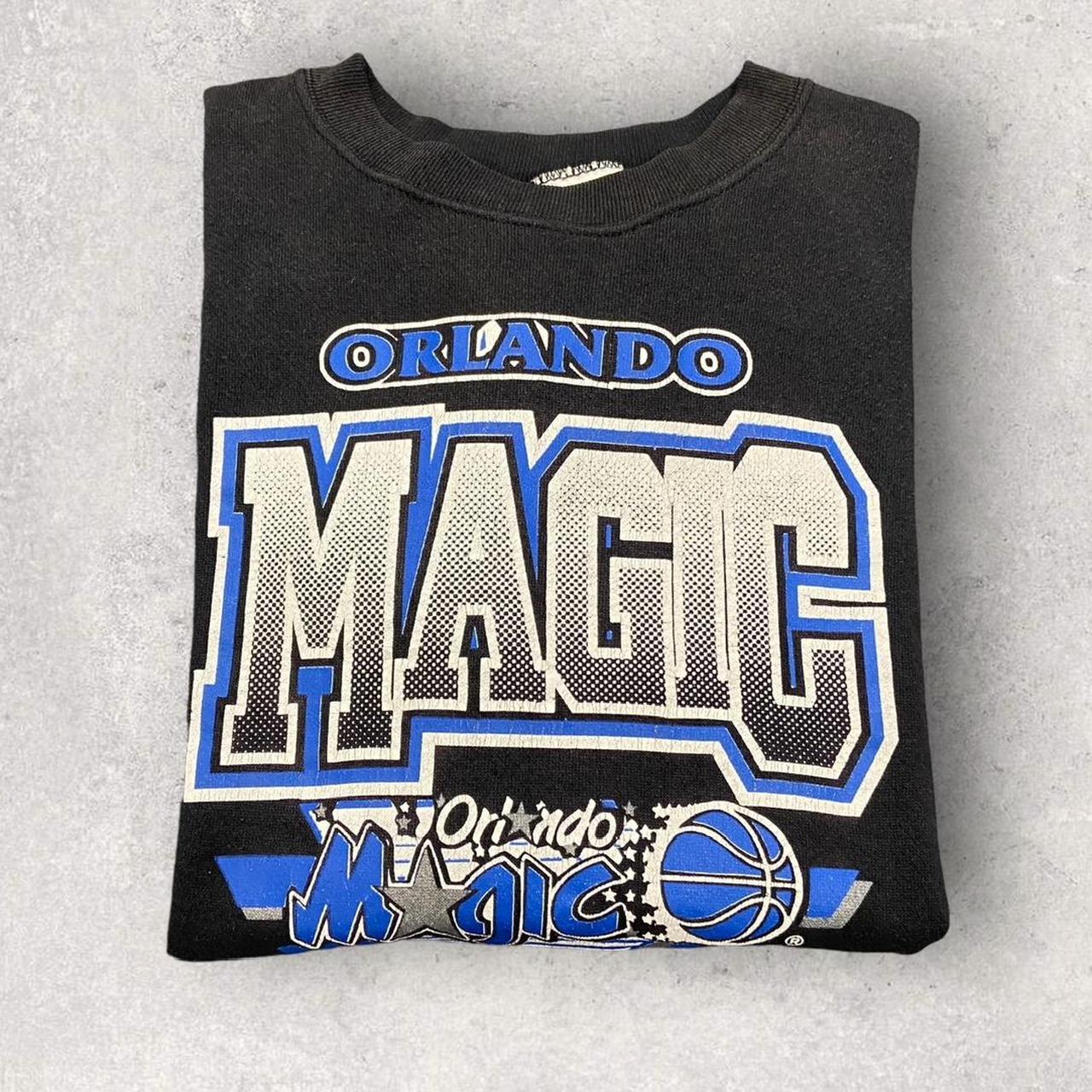 Vintage 90s USA Orlando Magic NBA basketball Florida promotional graphic sweatshirt