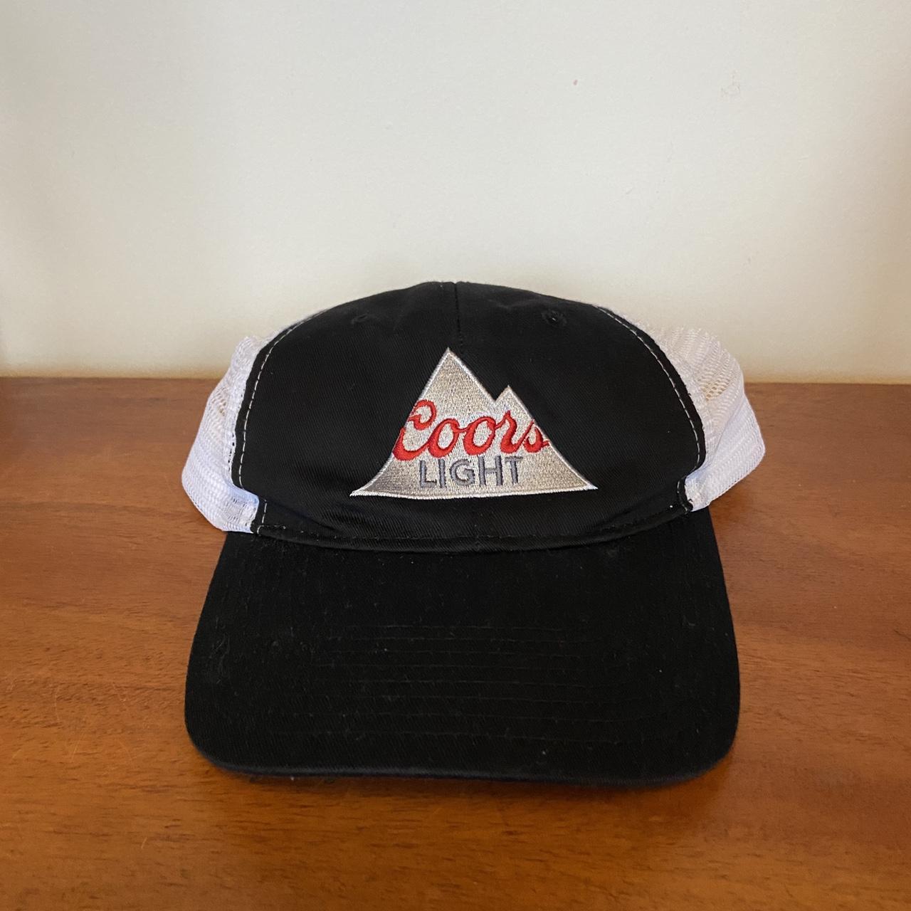 Vintage 90s USA Coors Light beer alcohol graphic trucker cap