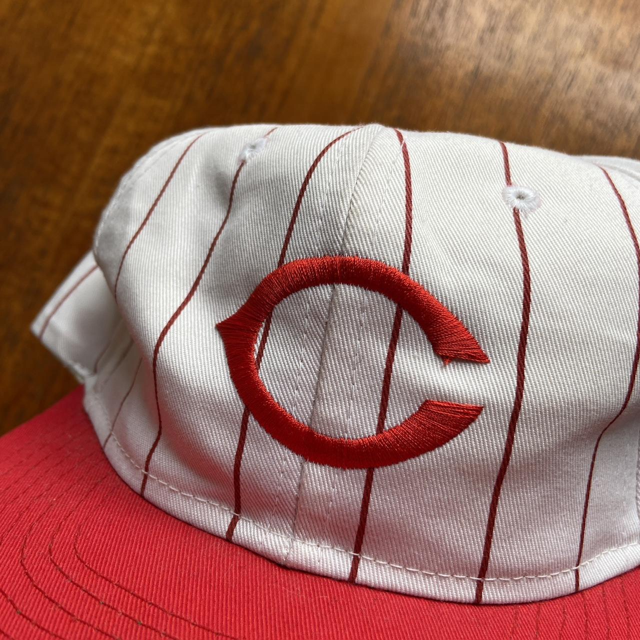 Vintage 90s USA Cincinnati Reds MLB Major League Baseball dead-stock promotional graphic cap