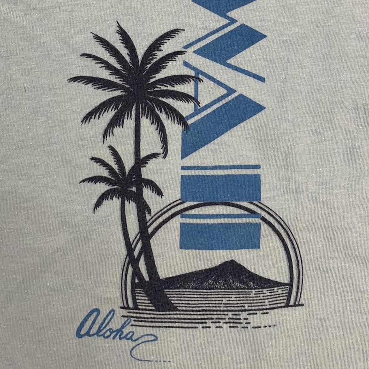 Vintage 80s USA Hawaii Aloha island tourist souvenir graphic t-shirt