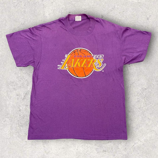 Vintage 90s USA Los Angeles LA Lakers nba basketball graphic t-shirt