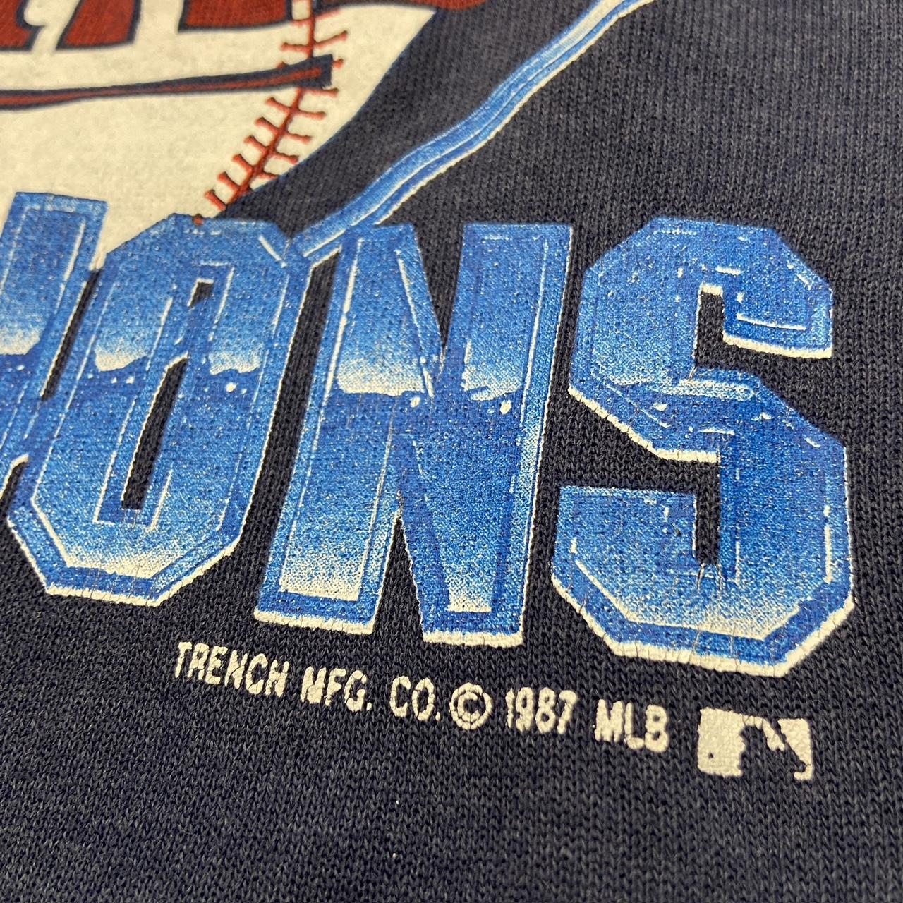 Vintage 80s USA Minnesota Twins World Series champions Baseball promotional graphic sweatshirt