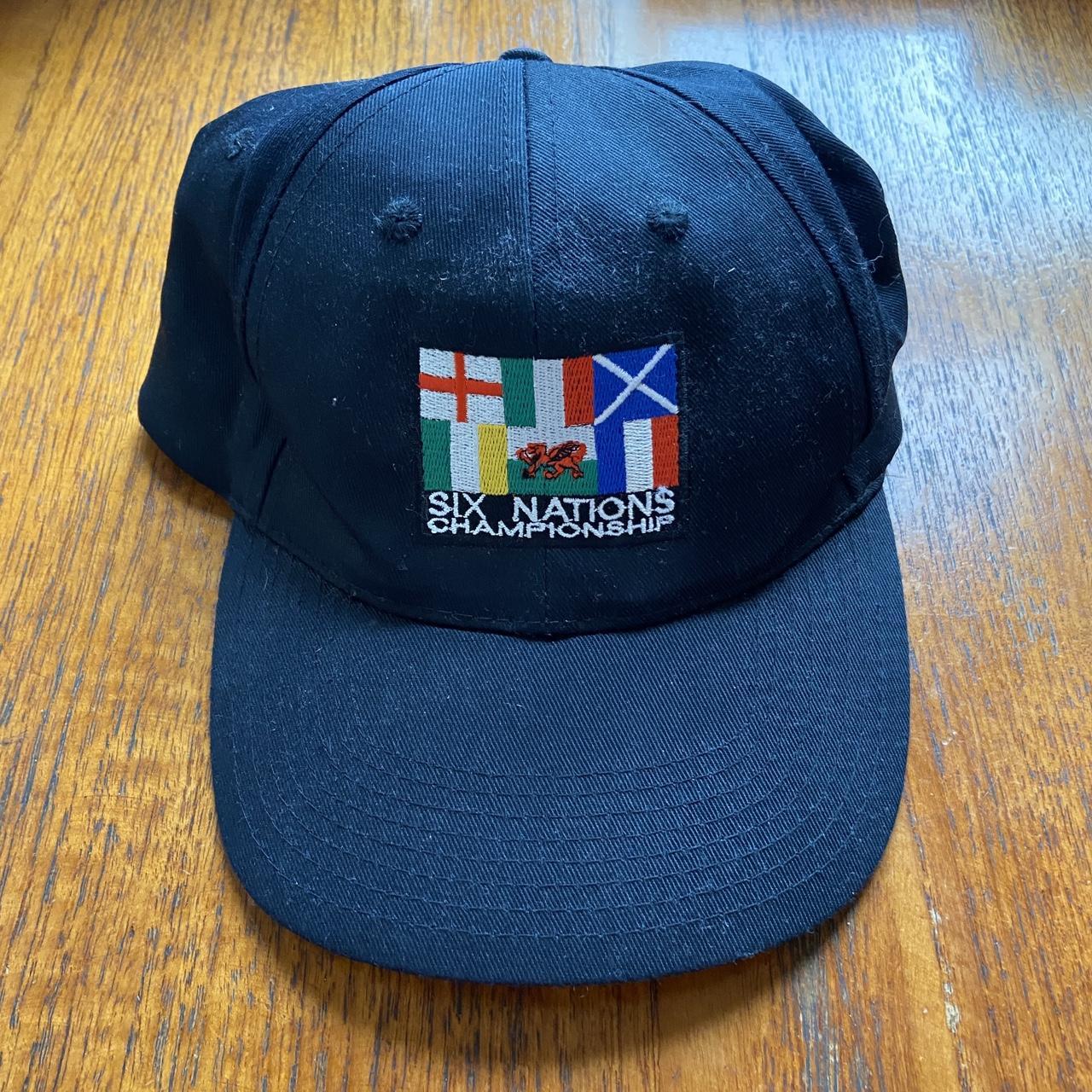 Vintage Six Nations championship Rugby union flags promotional embroidered graphic cap