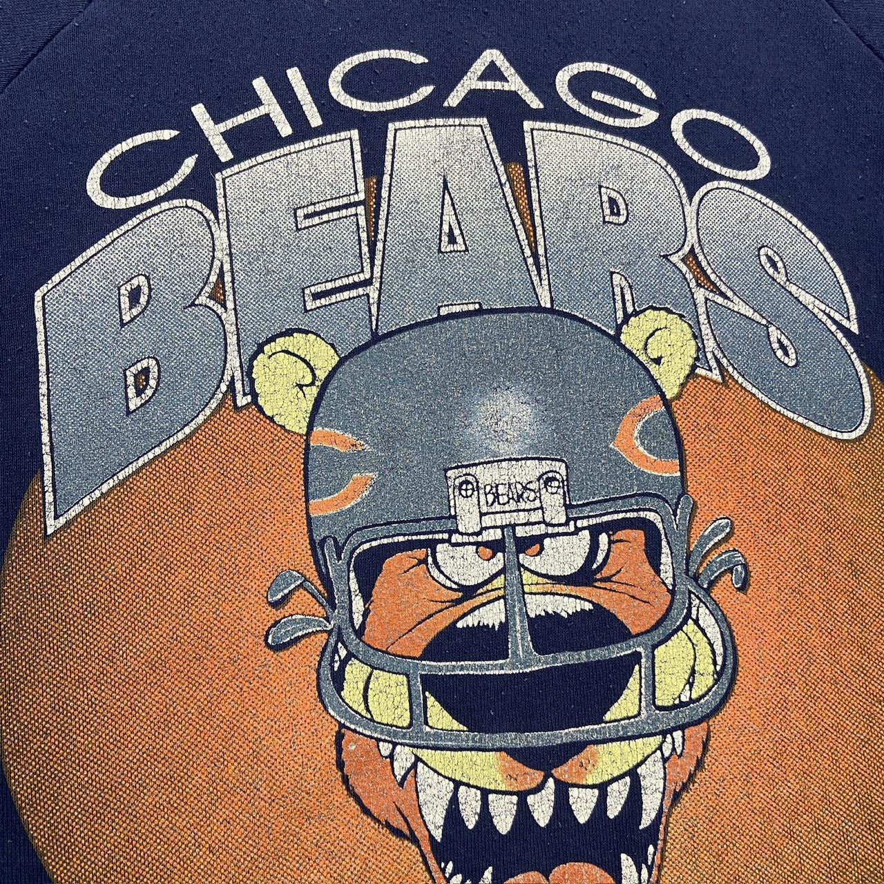 Vintage 90s USA Chicago Bears American Football NFL promotional graphic sweatshirt