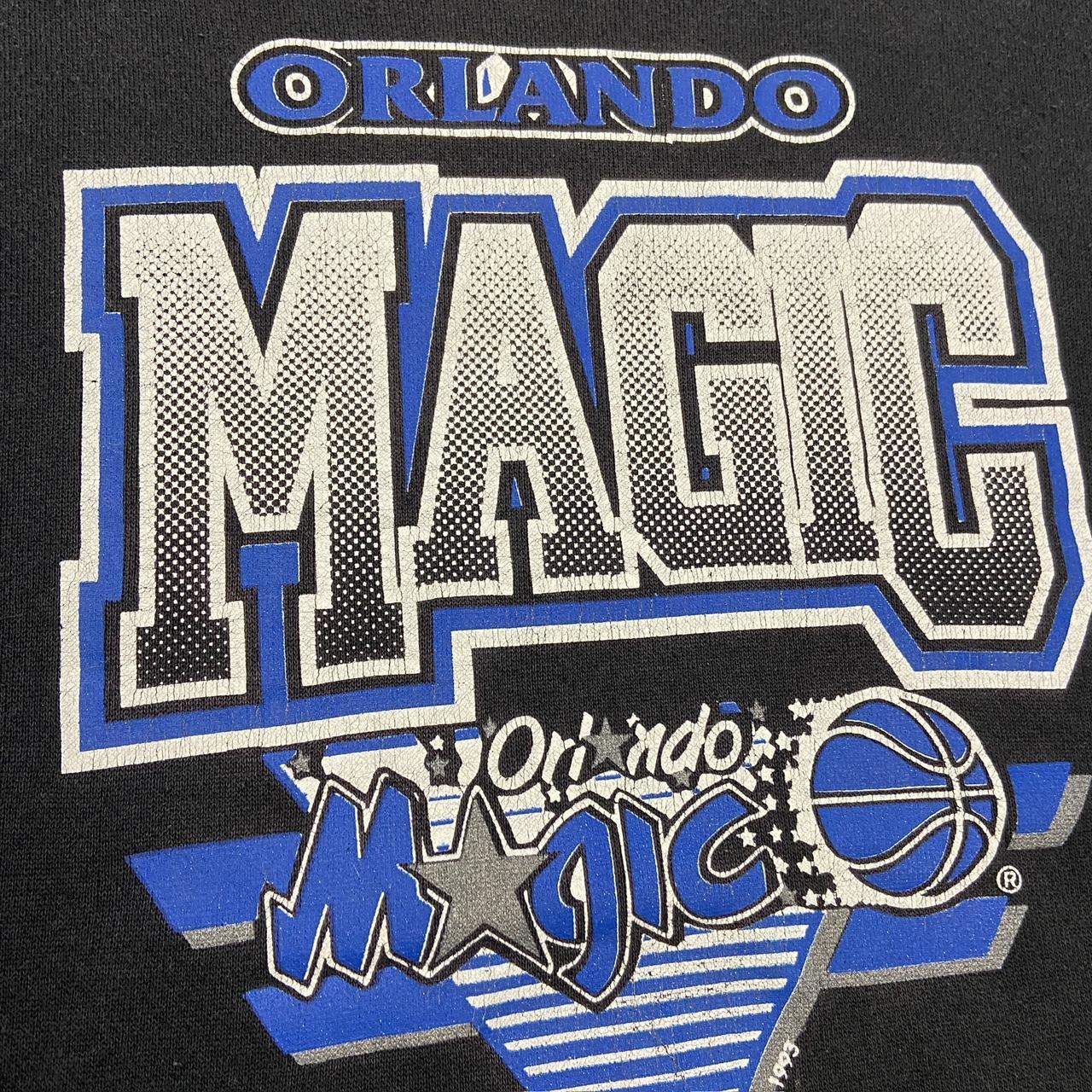 Vintage 90s USA Orlando Magic NBA basketball Florida promotional graphic sweatshirt