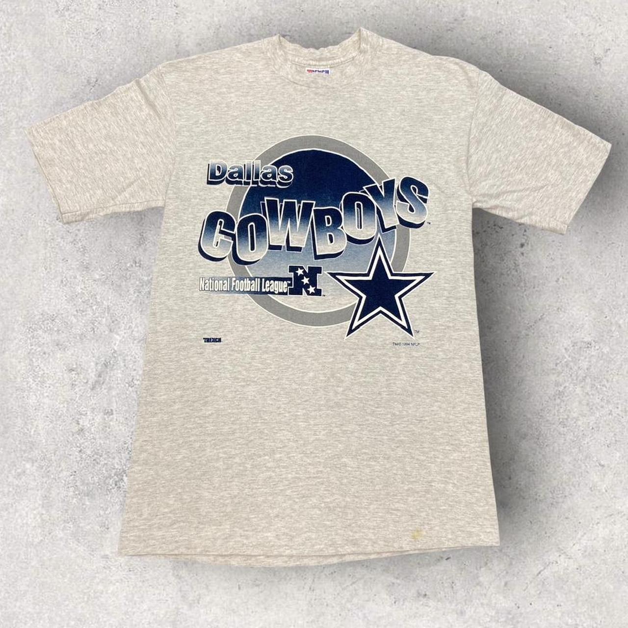 Vintage 90s USA Dallas Cowboys NFL American Football promotional graphic t-shirt