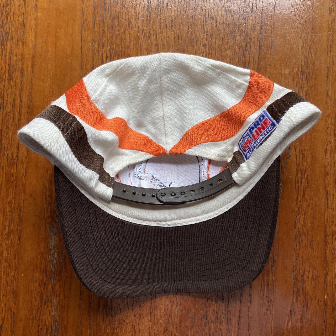 Vintage 90s USA Cleveland Browns NFL American Football promotional graphic cap