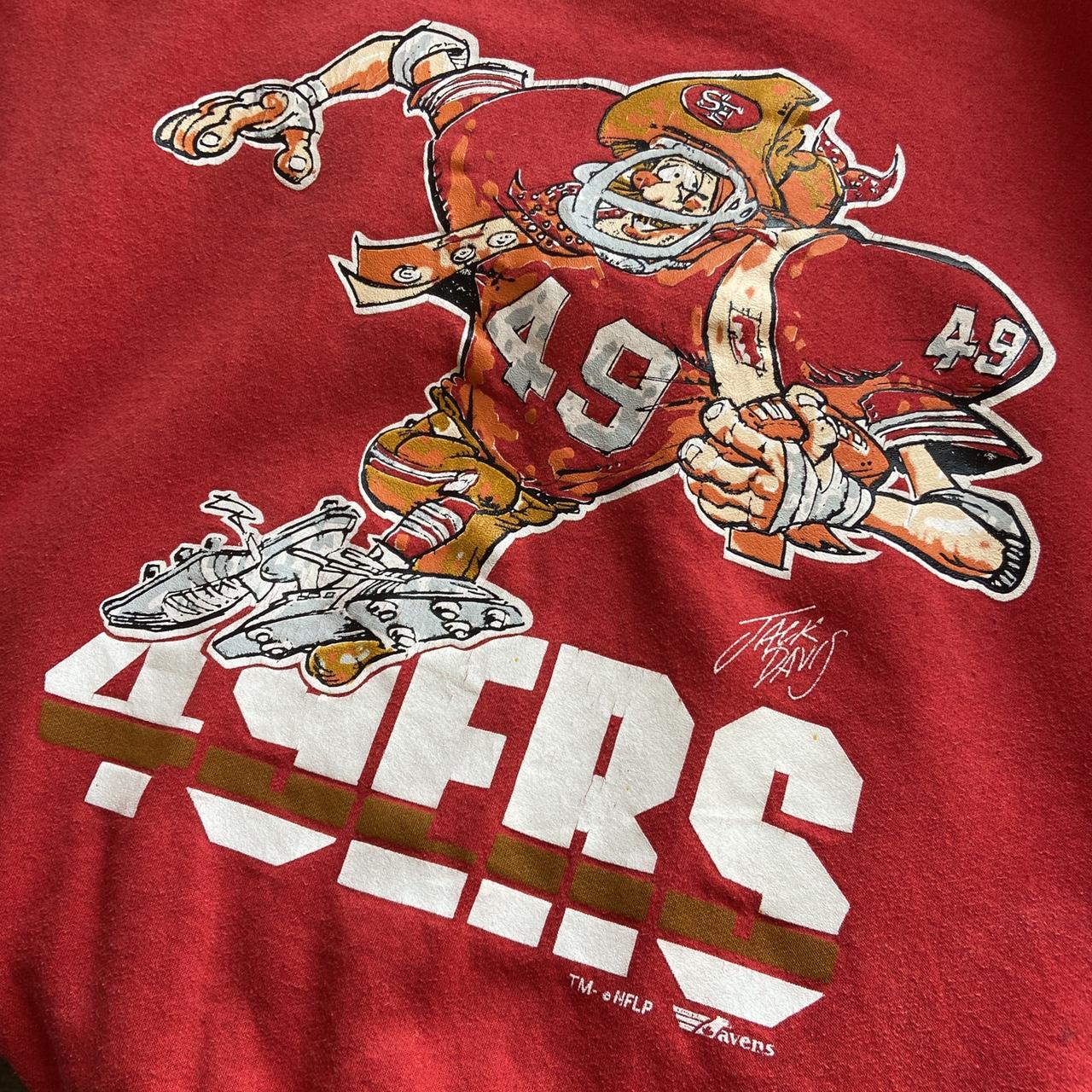 Vintage 90s USA San Francisco 49ers NFL red sweatshirt