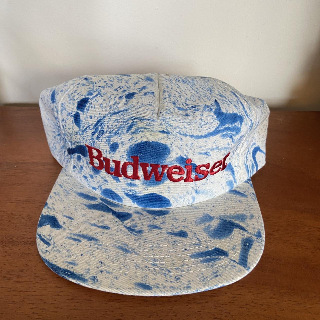 Vintage 90s Budweiser USA trucker cap