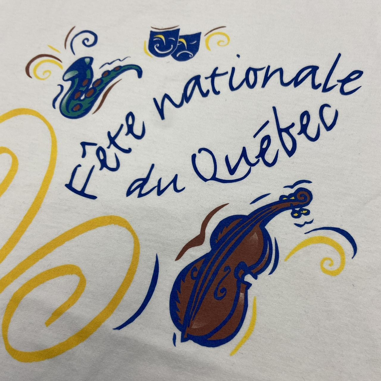 Vintage 90s National festival of Quebec Canada graphic t-shirt