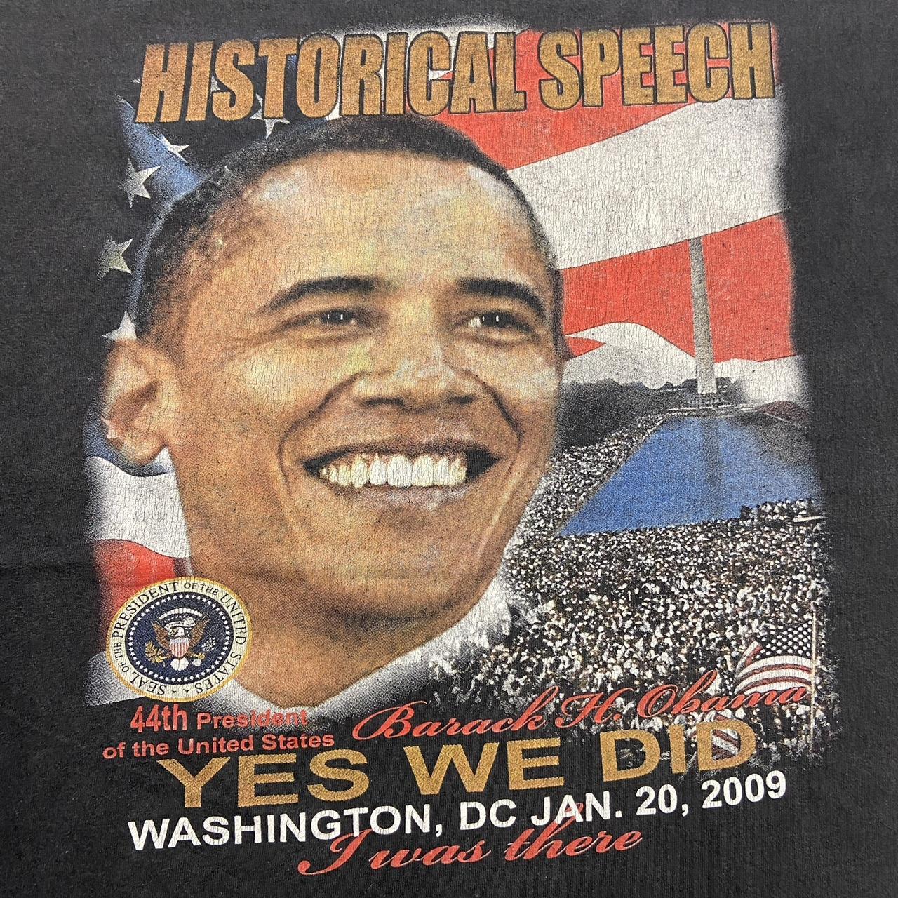 Vintage 2000s Barack Obama president presidential inauguration Washington DC graphic t-shirt