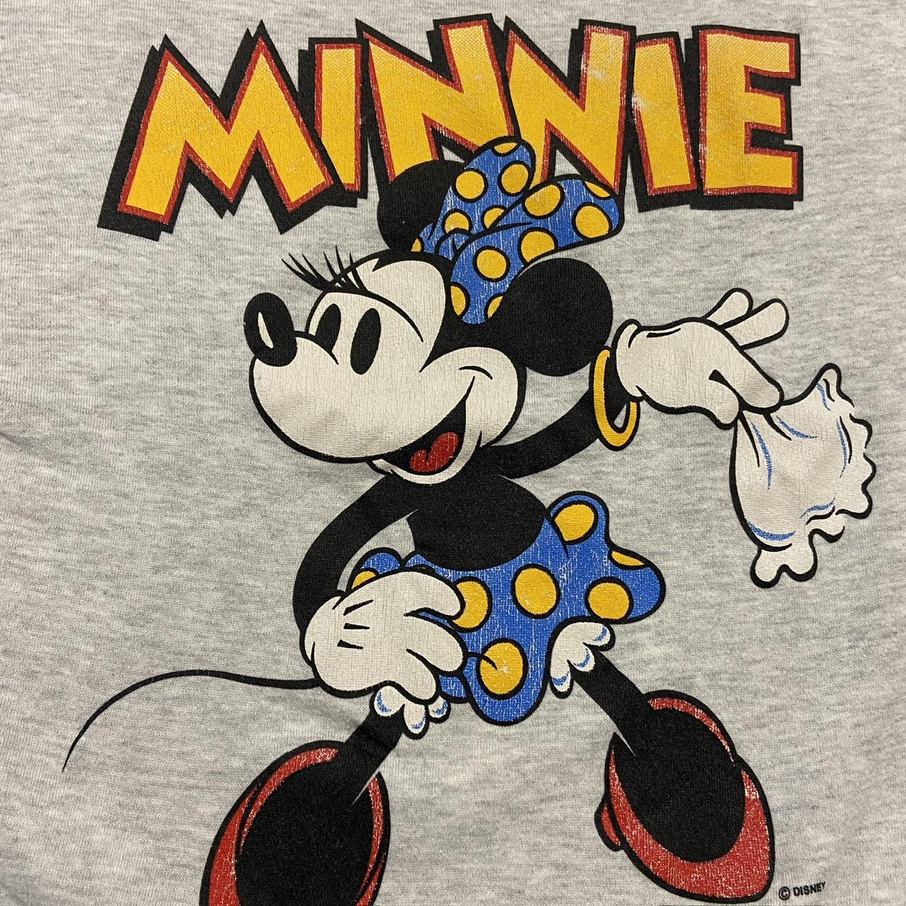 Vintage 90s USA Minnie Mouse Disney cartoon promotional graphic sweatshirt