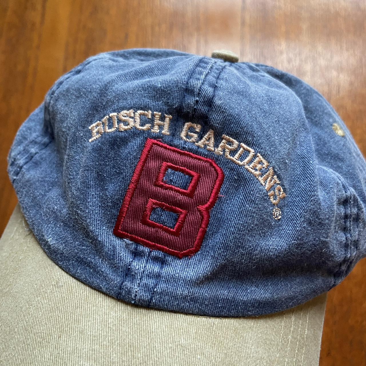 Vintage 90s USA Busch Gardens theme park Florida graphic cap