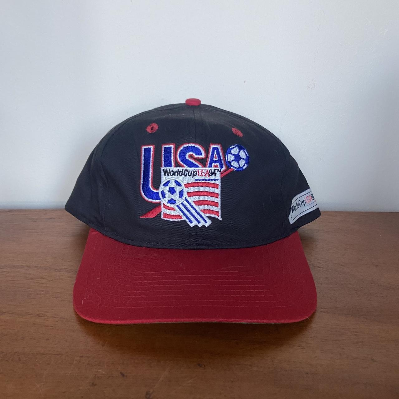 Vintage 90s USA World Cup 94 football tournament promotional embroidered cap