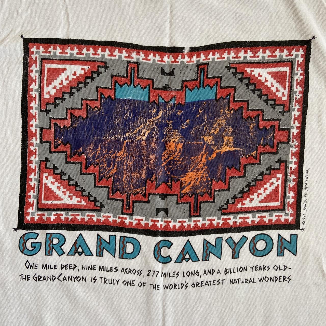 Vintage 90s USA Grand Canyon Arizona national park graphic white t-shirt