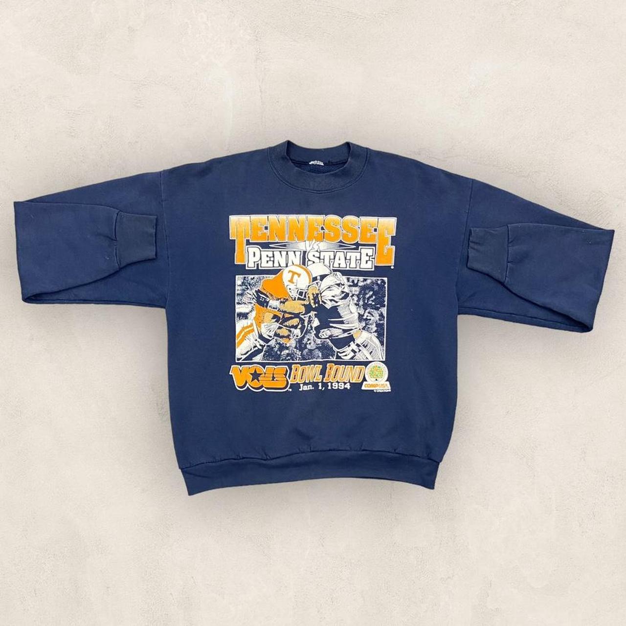 Vintage 90s USA Tennessee vs Penn State college football citrus bowl promotional graphic sweatshirt