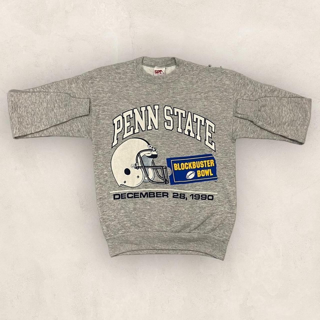 Vintage 90s USA Penn State blockbuster bowl university NFL American football graphic sweatshirt