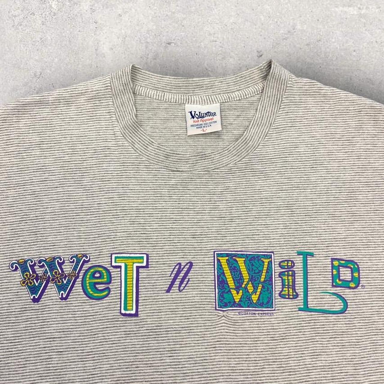 Vintage 90s USA West N Wild water park Orlando Florida promotional graphic t-shirt