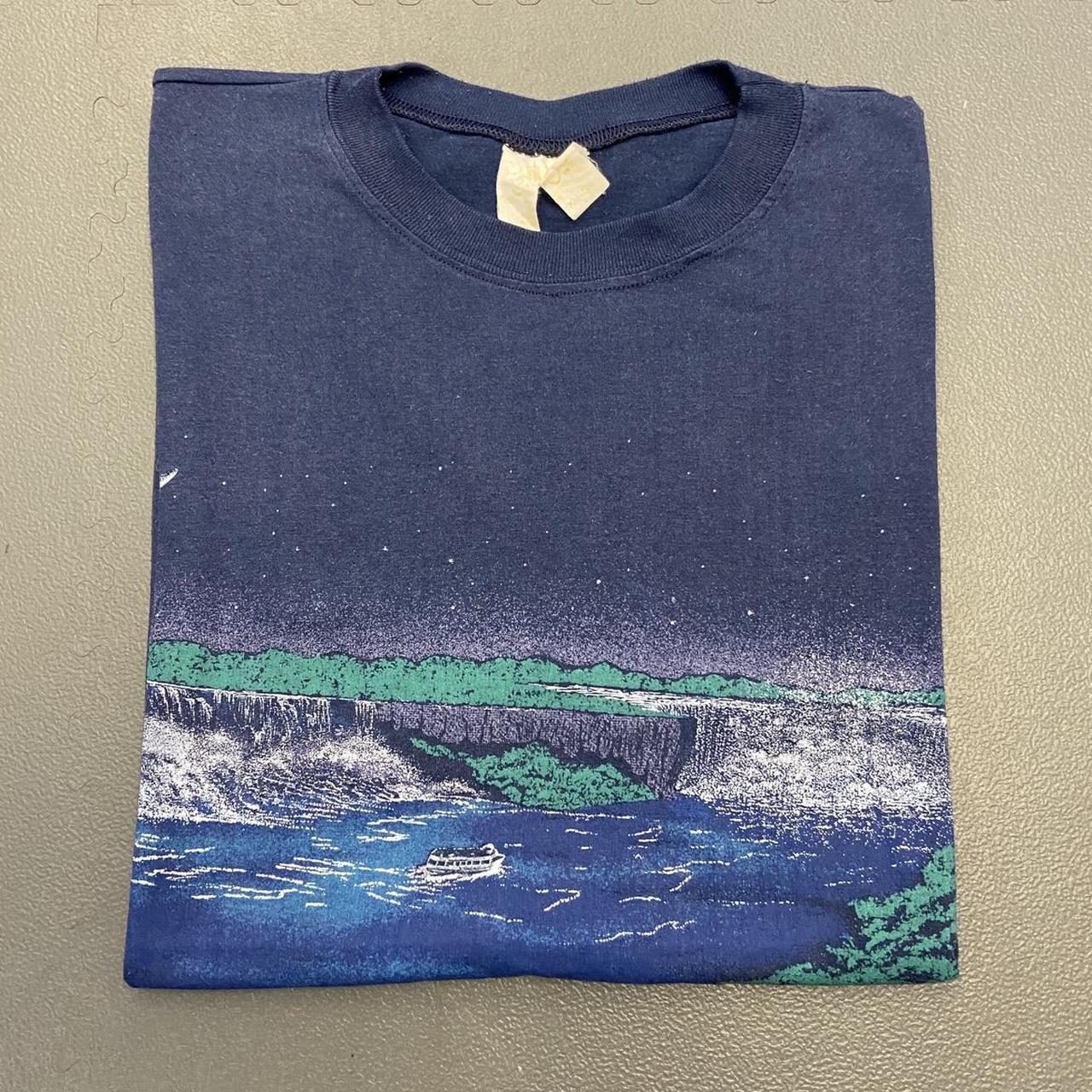 Vintage 90s Niagara Falls waterfall canada promotional graphic t-shirt