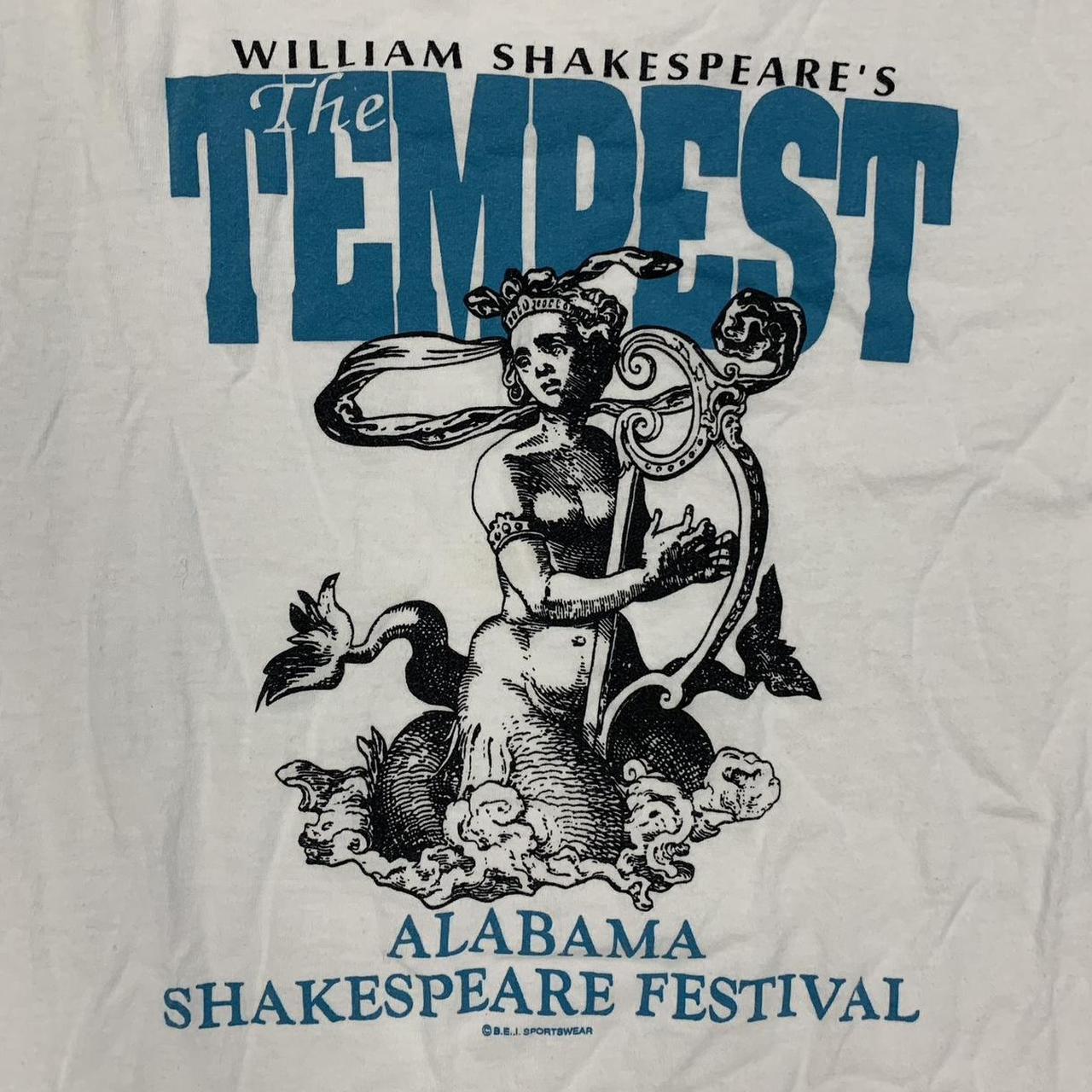 Vintage 90s USA William Shakespeare’s The Tempest Alabama Shakespeare festival graphic t-shirt