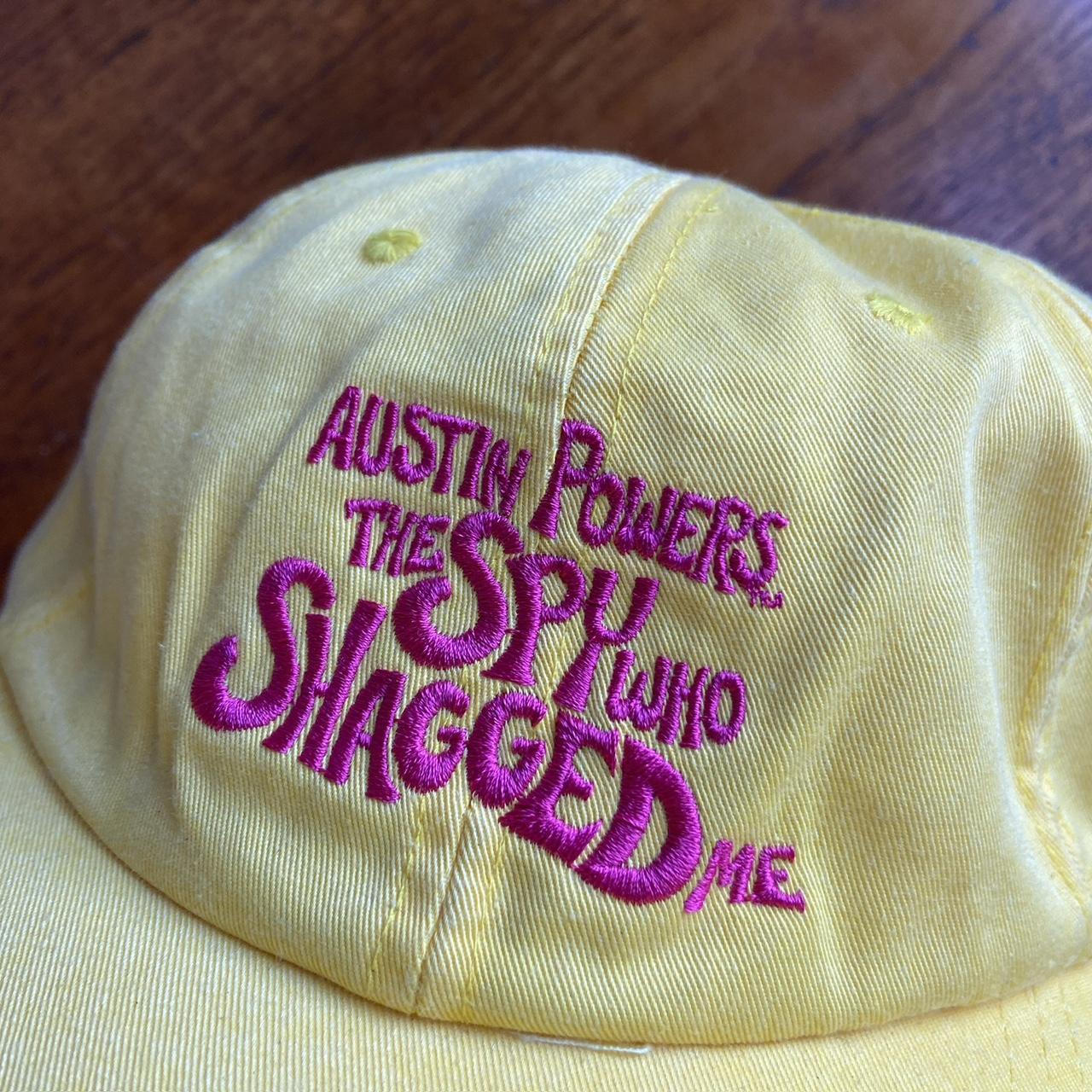 Vintage 90s USA Austin Powers the spy who shagged me film movie promotional graphic cap