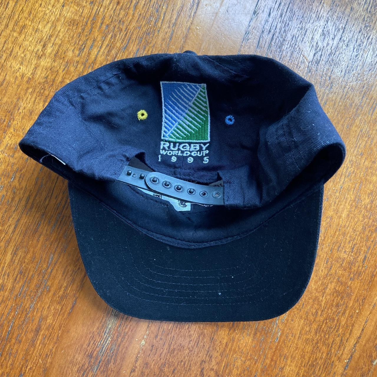 Vintage 90s Rugby World Cup 1995 South Africa rugby union promotional graphic cap