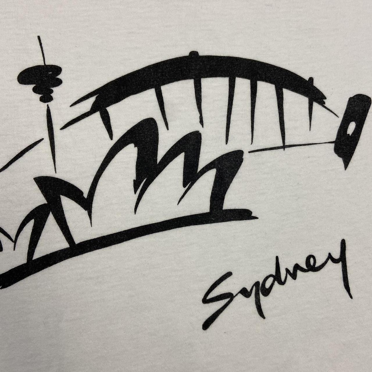 Vintage 90s Sydney harbour bridge opera house Australia promotional graphic t-shirt