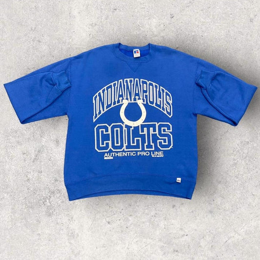 Vintage 90s USA Indianapolis Colts NFL American football promotional graphic sweatshirt