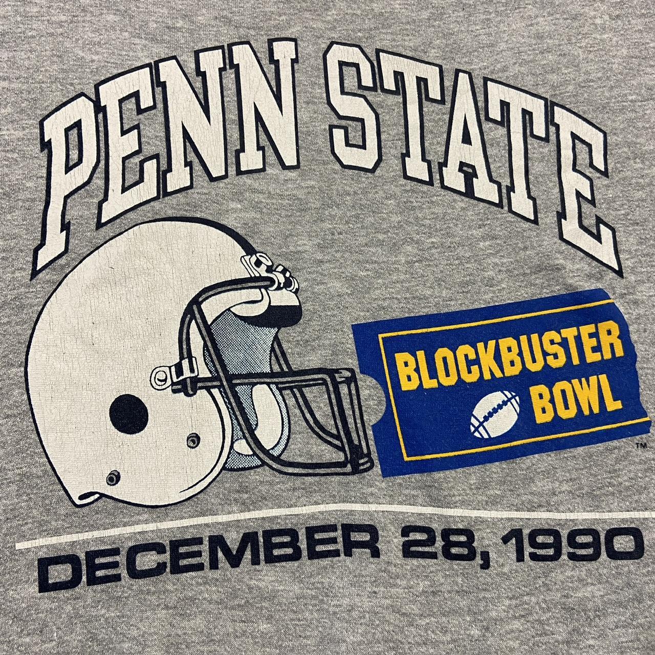 Vintage 90s USA Penn State blockbuster bowl university NFL American football graphic sweatshirt