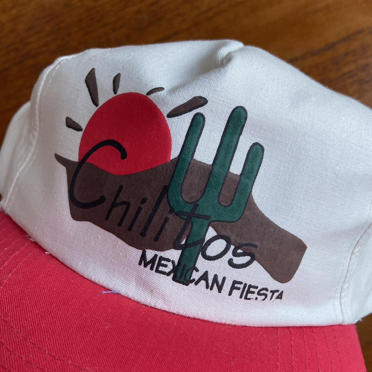 Vintage 90s USA Chilitos Mexican Fiesta promotional graphic cap