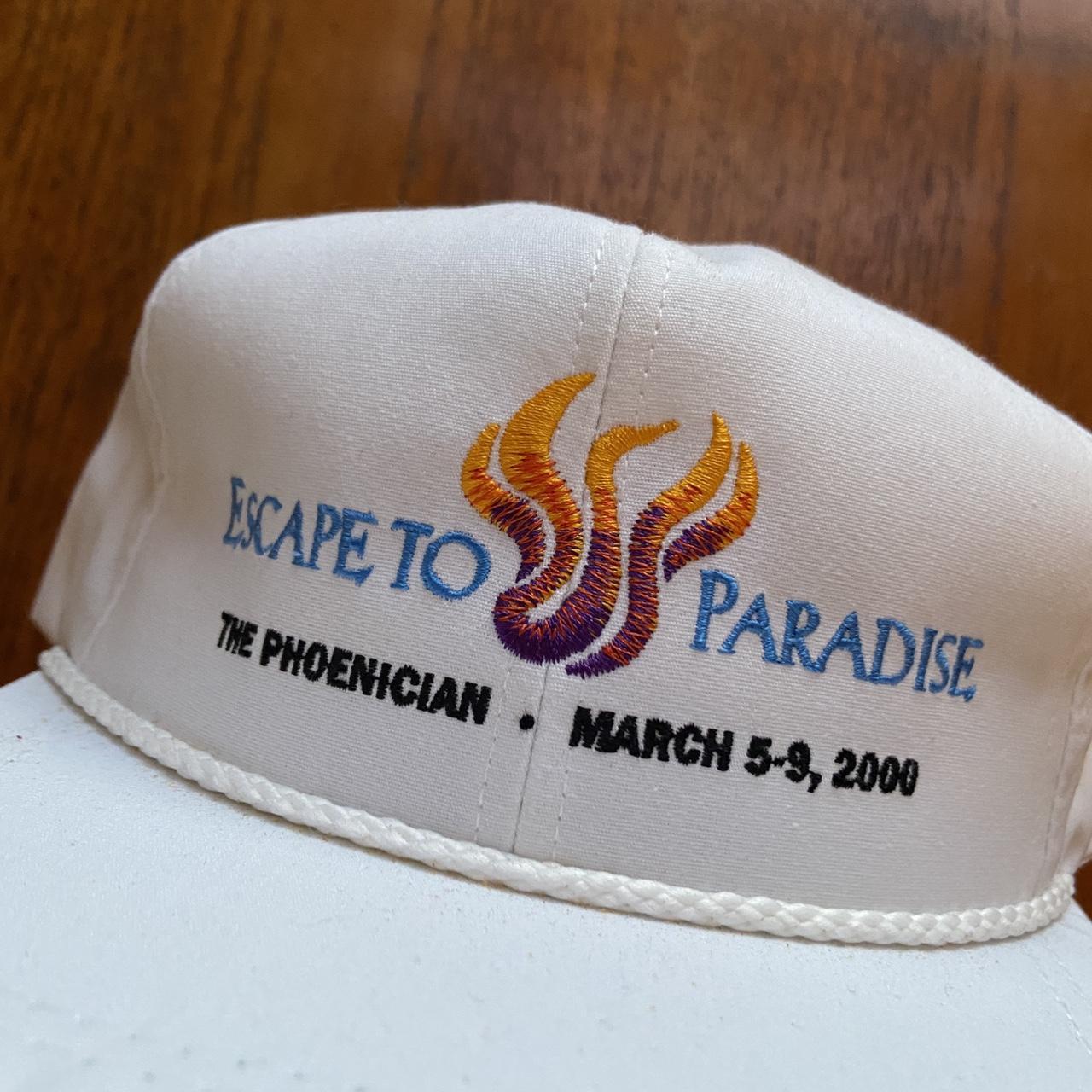 Vintage Y2K 2000s USA “escape to paradise” the Phoenician hotel tourist souvenir graphic cap