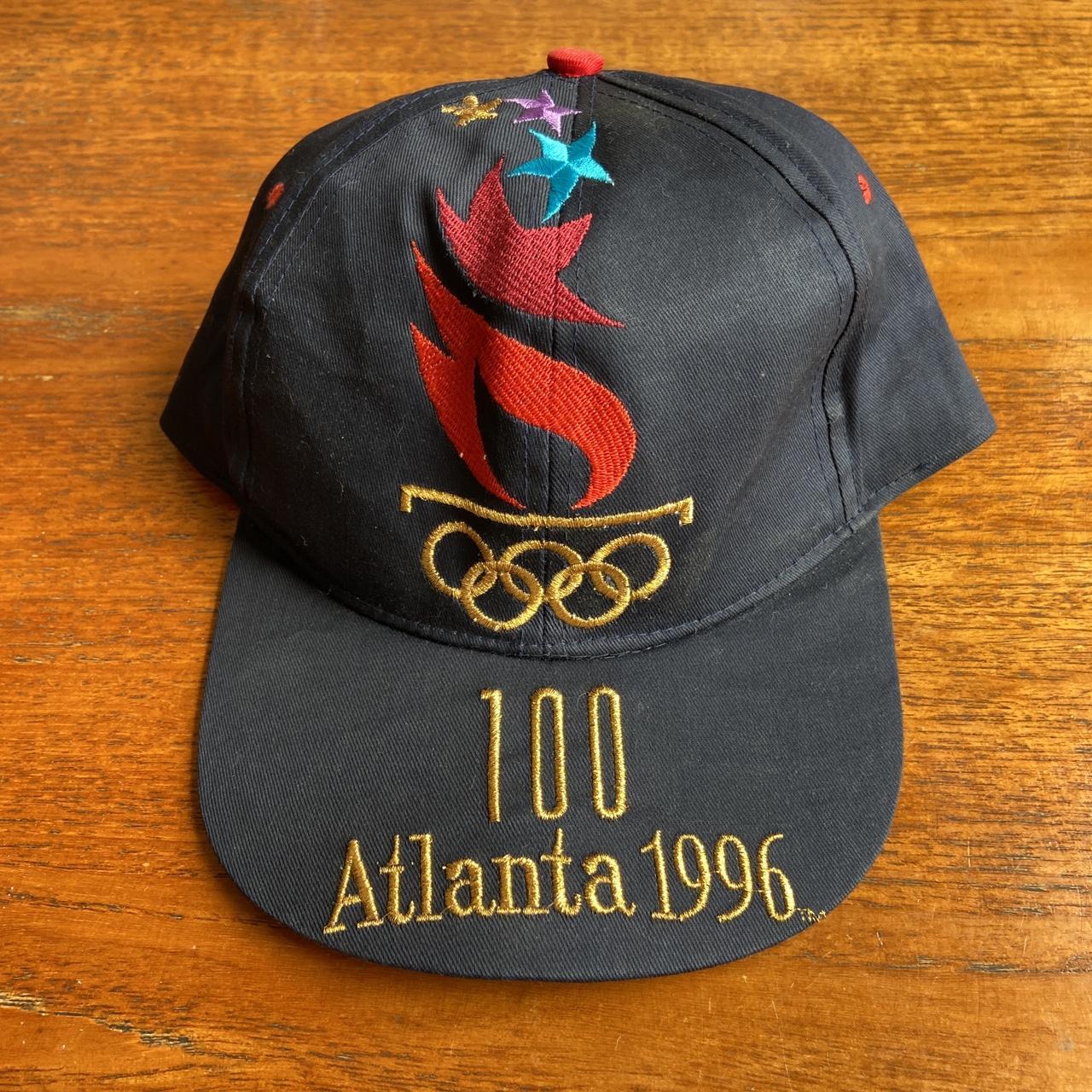 Vintage 90s USA Atlanta Olympics summer games promotional graphic cap