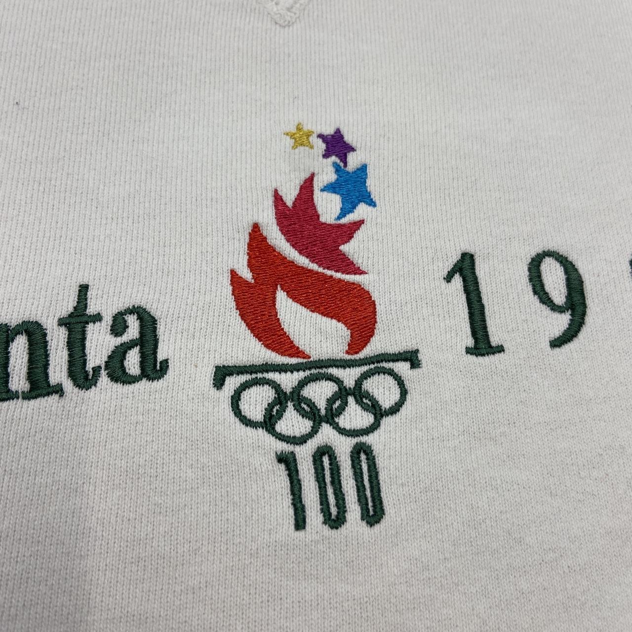 Vintage 90s USA Atlanta Olympics summer games athletics promotional graphic sweatshirt