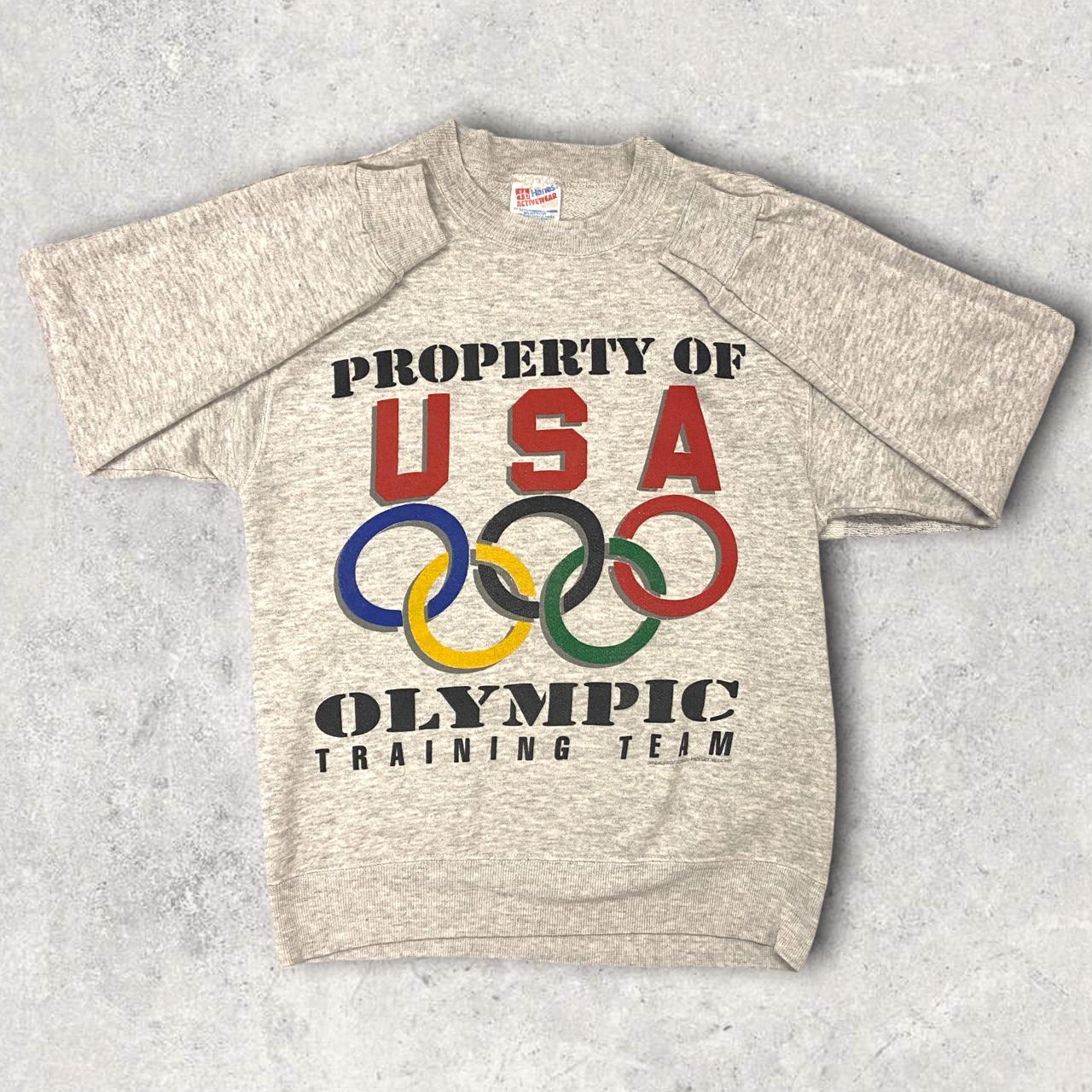 Vintage 90s USA Olympic training team USA Olympics promotional graphic sweatshirt