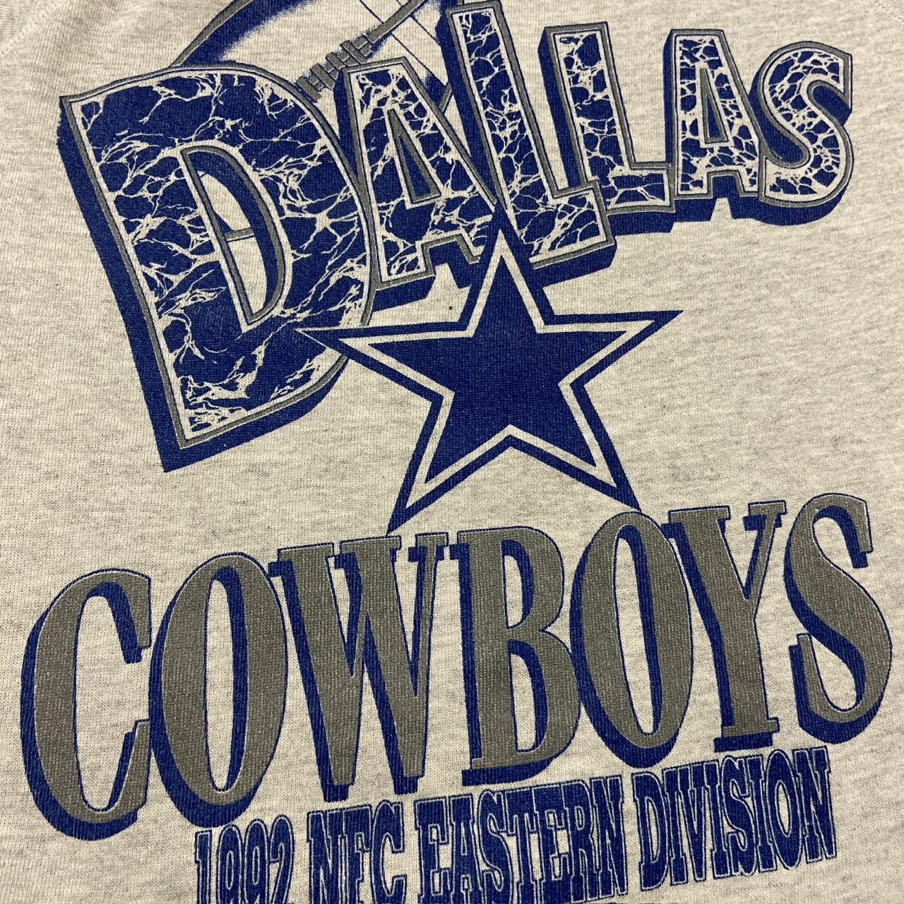 Vintage 90s USA Dallas Cowboys NFL American Football promotional graphic sweatshirt