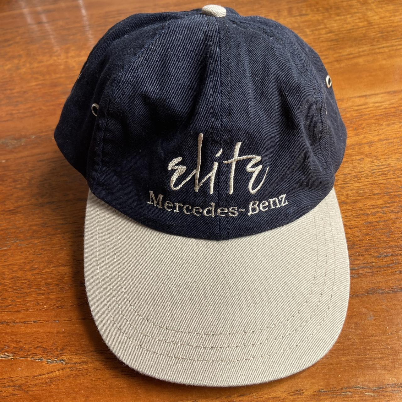 Vintage 90s USA Elite Mercedes Benz car automobile promotional graphic cap