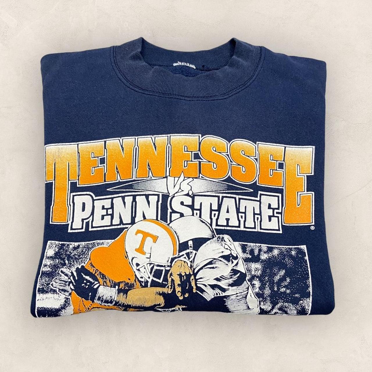 Vintage 90s USA Tennessee vs Penn State college football citrus bowl promotional graphic sweatshirt