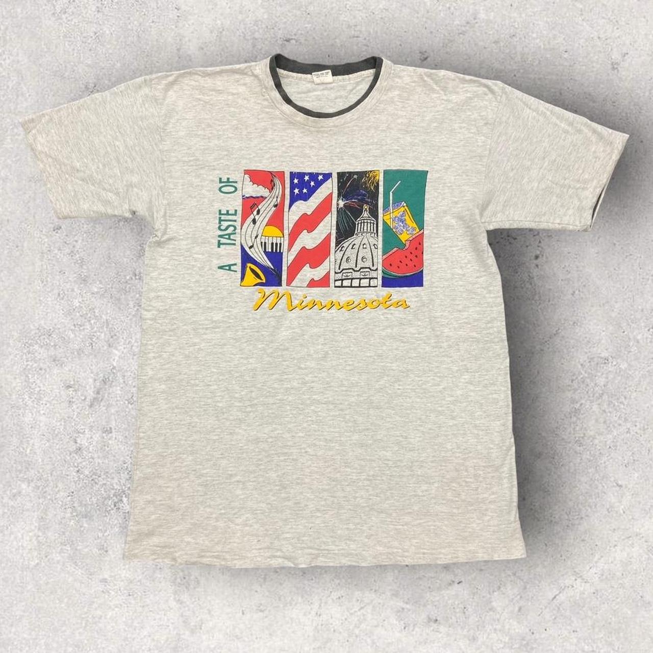 Vintage 90s USA taste of Minnesota promotional graphic t-shirt