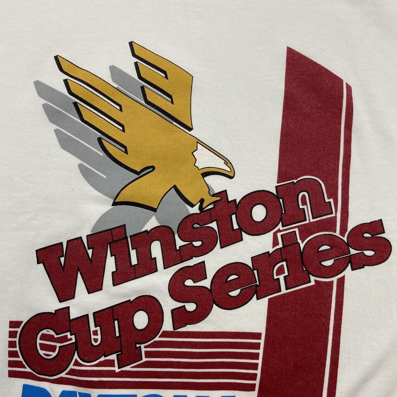 Vintage 90s USA Winston cup series Daytona speedway nascar promotional graphic sweatshirt