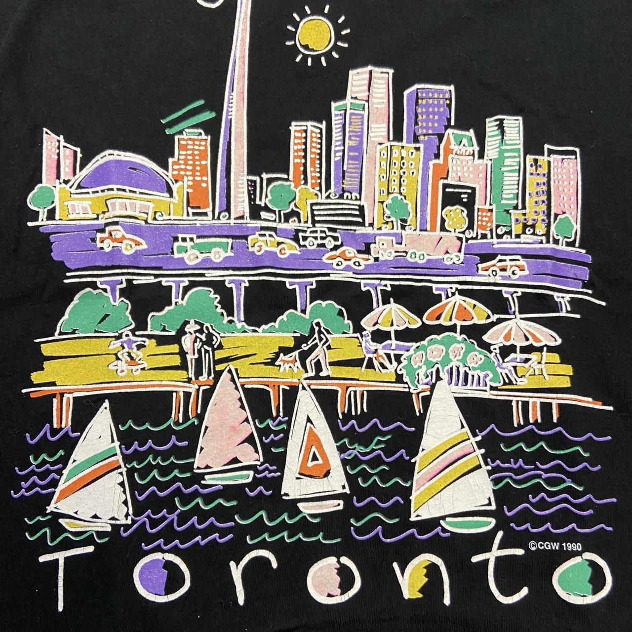 Vintage 90s Toronto Canada tourist souvenir graphic t-shirt