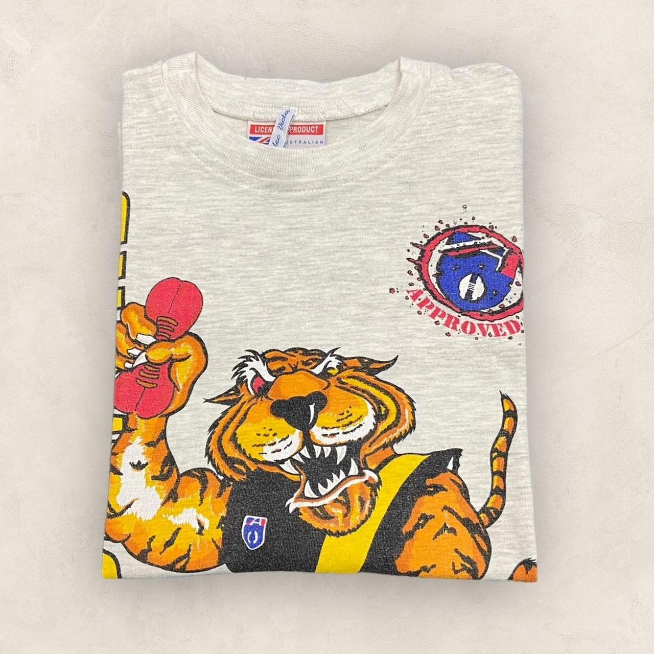 Vintage 90s Richmond Tigers Melbourne Australia AFL Aussie Rules Football graphic t-shirt