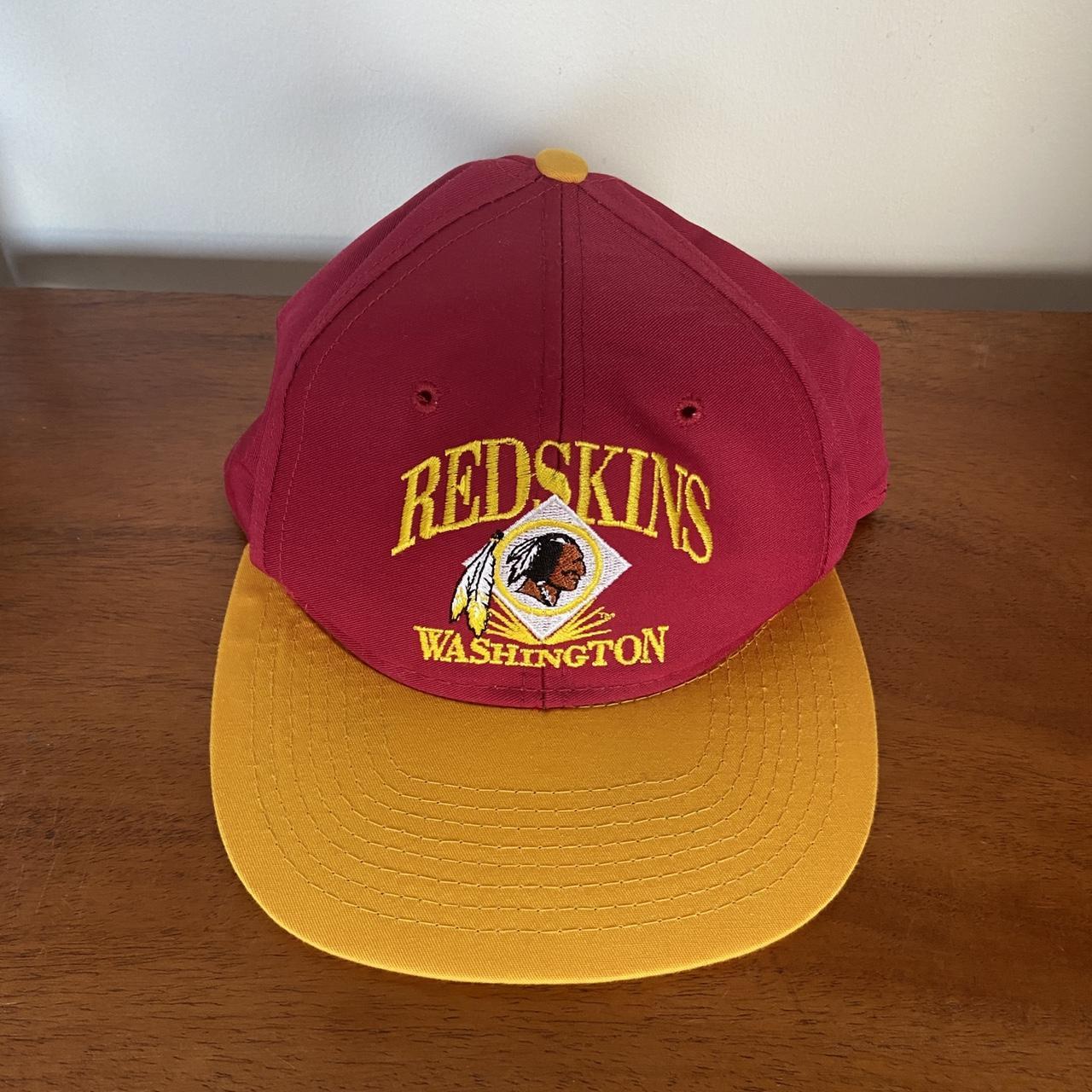 Vintage 90s USA Washington Redskins NFL American football red/yellow cap