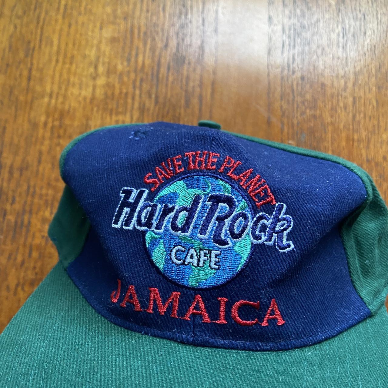 Vintage 90s USA Hard Rock Cafe Jamaica promotional embroidered cap