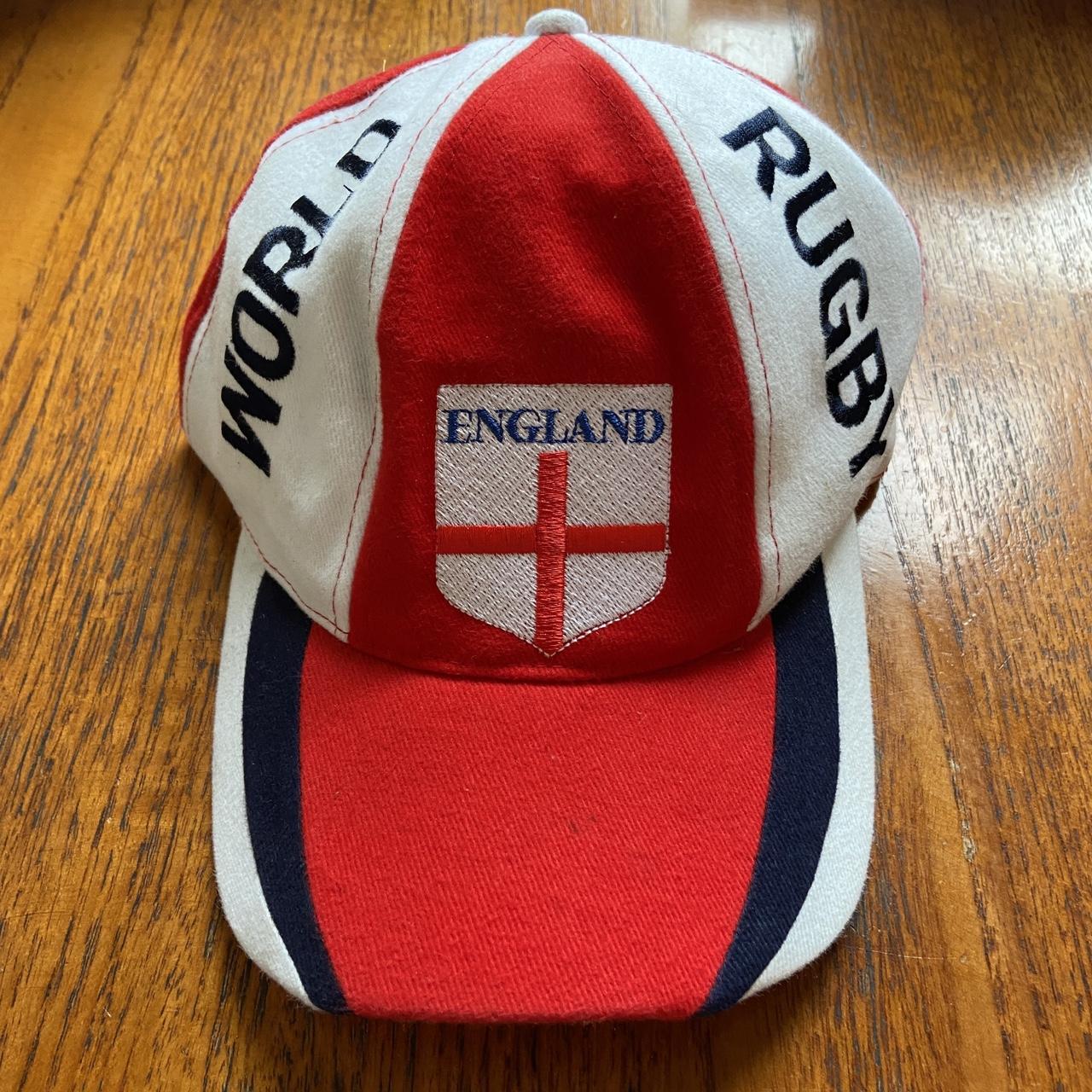 Vintage 90s England Rugby World Cup 98 promotional embroidered graphic cap